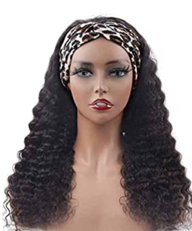 Deep Wave Headband Wig